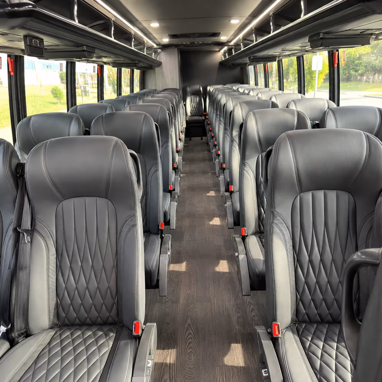Cambridge cambridge airport transportation party bus exterior