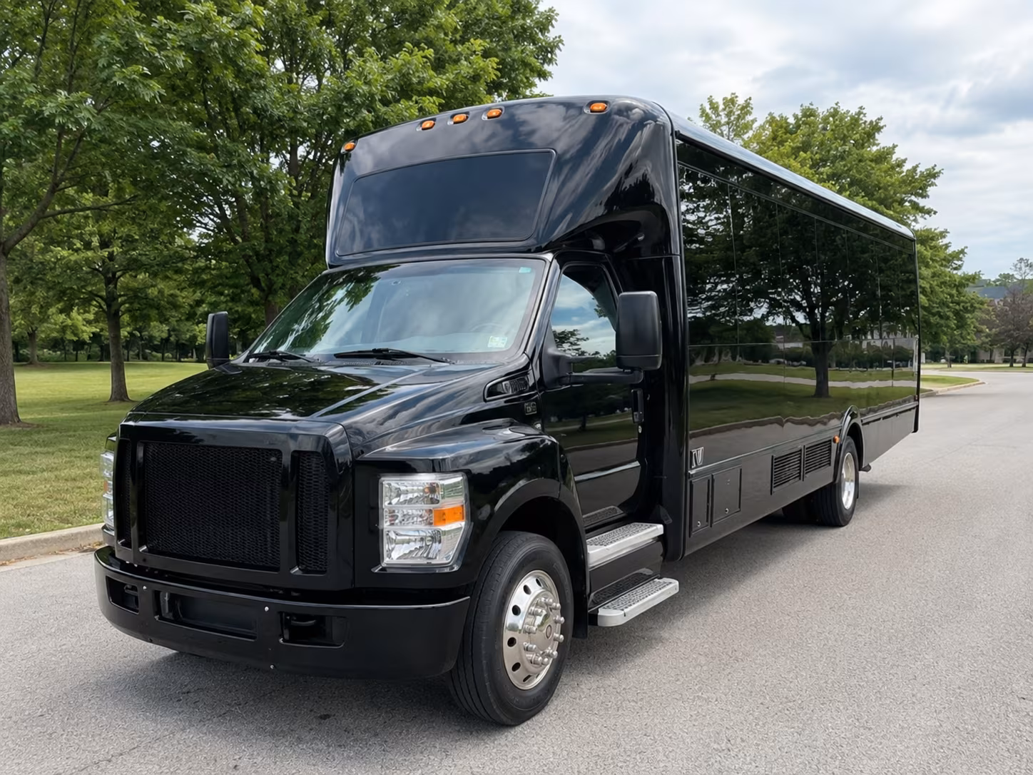 Cambridge cambridge birthday party bus rental party bus exterior