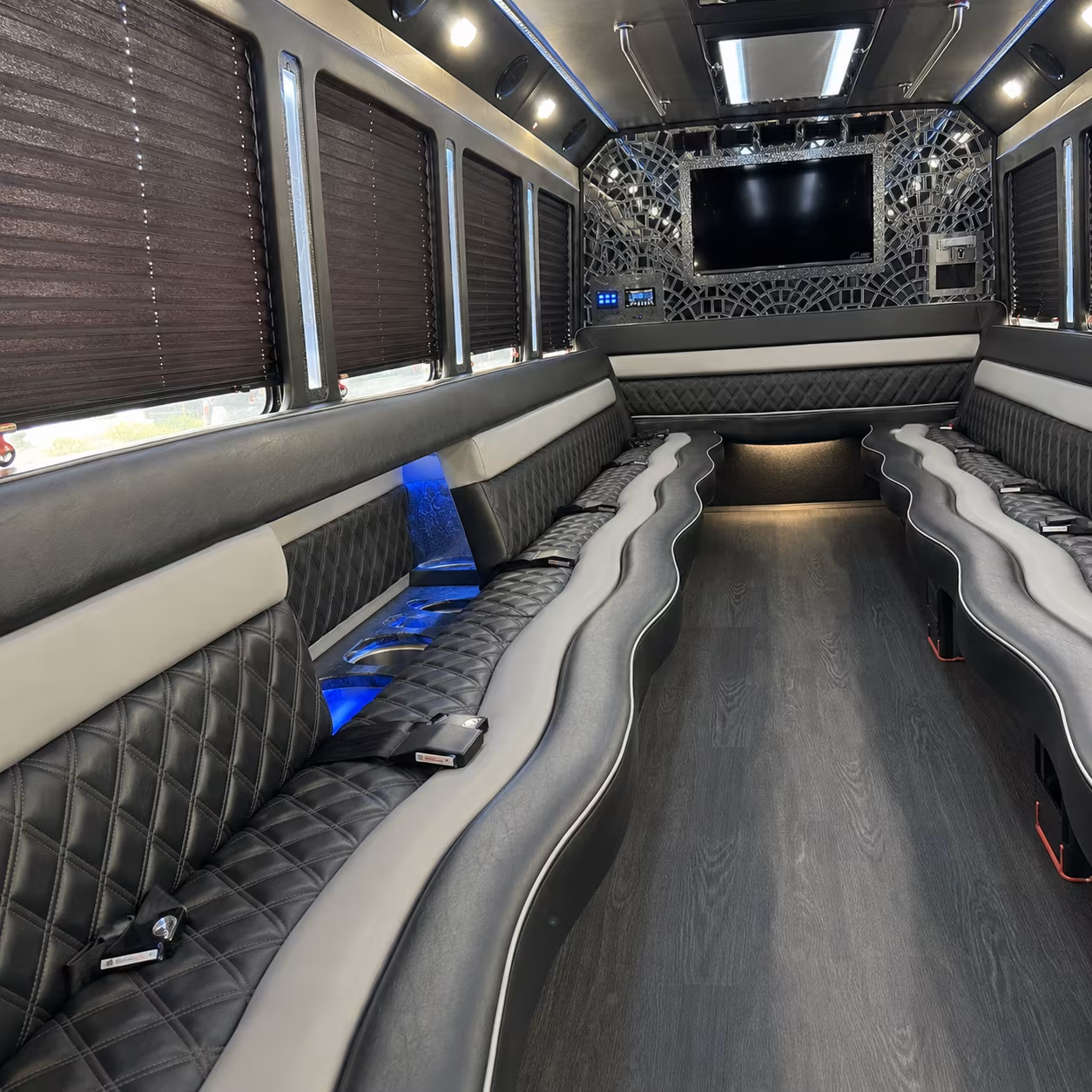 Cambridge cambridge concert party bus rental party bus exterior