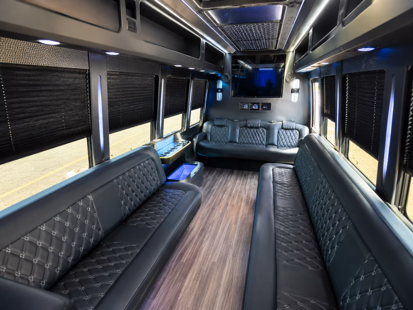 Minibus interior