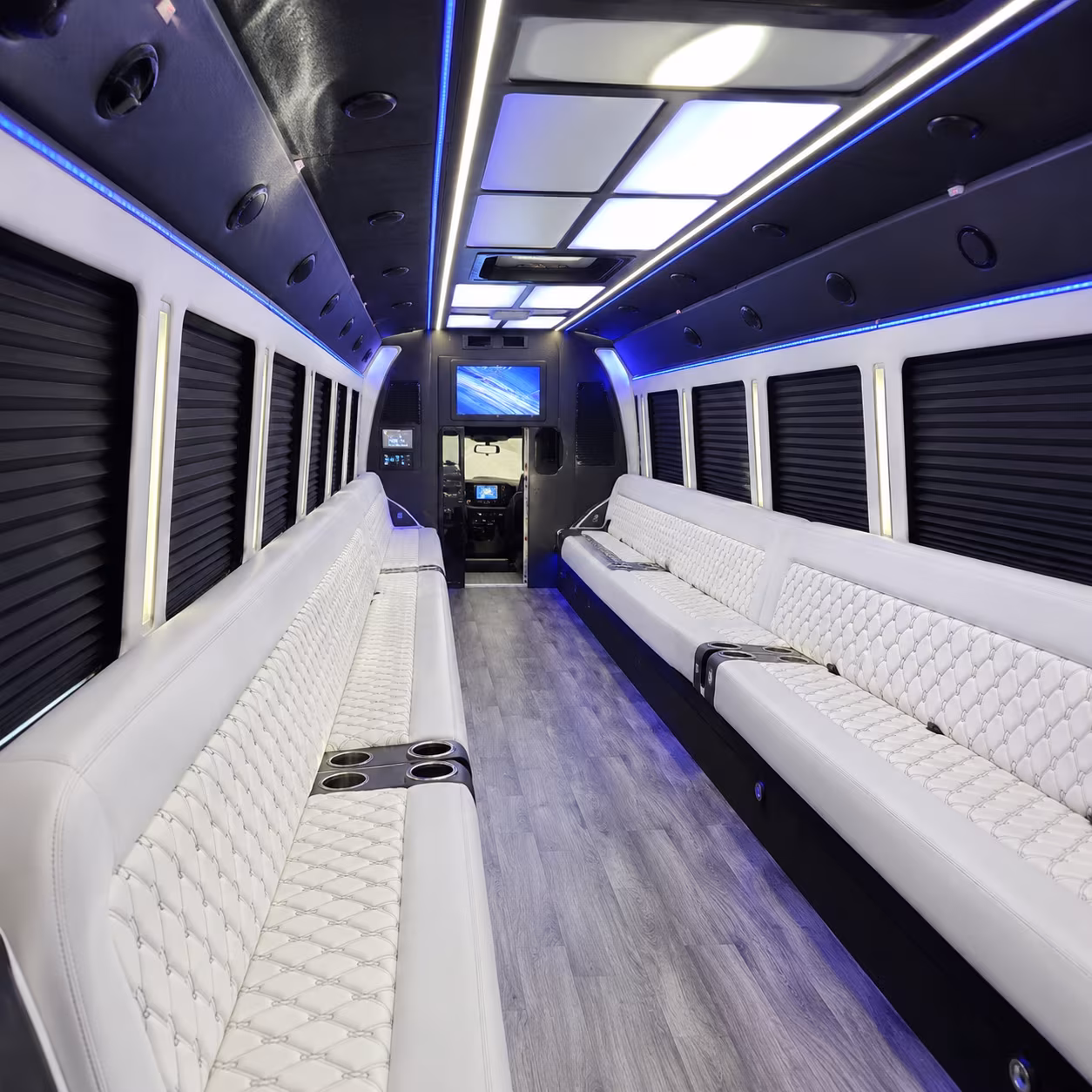 Minibus interior