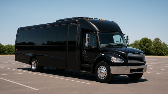 Exterior of Charter Bus Company Revere's 25 Passenger Party Bus in Revere