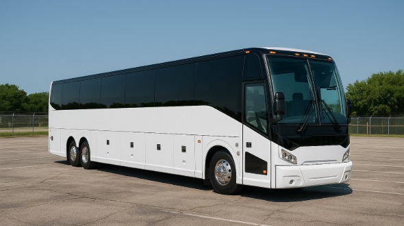 Exterior of Charter Bus Company Boston's 40 Passenger Party Bus in Boston