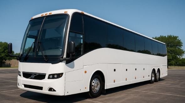 Exterior of Charter Bus Company Cambridge's 47 Passenger Charter Bus in Cambridge