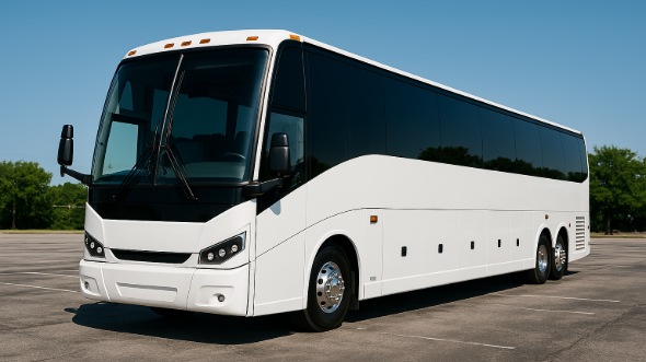 Exterior of Charter Bus Company Cambridge's 48 Passenger Charter Bus in Cambridge