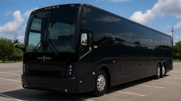 Exterior of Charter Bus Company Cambridge's 51 Passenger Charter Bus in Cambridge