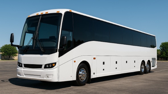 Exterior of Charter Bus Company Cambridge's 54 Passenger Charter Bus in Cambridge