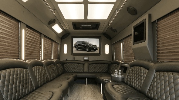 cambridge 30 passenger party bus rental